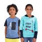 Pamkids Marine Majesty Harmony: Enchanting Steel & Seafoam Symphony T-Shirt Collection for Little Trendsetters (Sizes 1-12 Years)